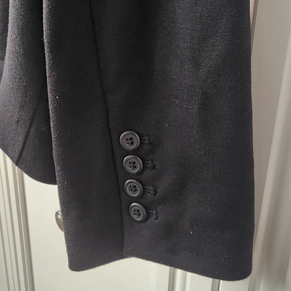 Black Lane Bryant Button Front Blazer - Picture 4 of 4